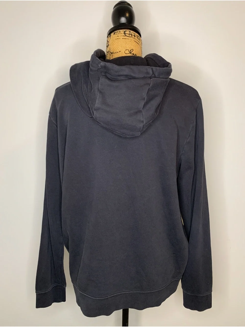 Nike Long Sleeve Drawstring Black Hoodie with Kangaroo Pocket